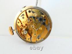 1/4 repeater chronograp High grade pocket watch movement funktion working (Z557)
