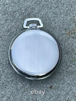 (10) 12s Chrome Plate Pocket Watch Case Only Fits Illinois Grade 405 Movement
