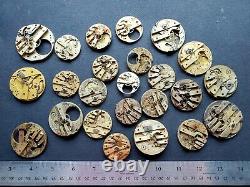 1000s of Pocket Watch Mechanisms Movements Dials Gears Cases for Parts or Repair