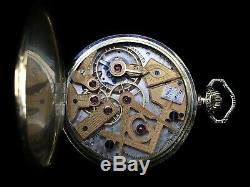 14k Gold Dudley Mason Pocket Watch Masonic Symbols Bible Movement Ca1930s