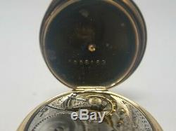 14k Solid Gold Case Elgin Hunter Pocket Watch Grade 354 Immaculate Movement