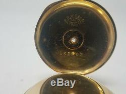 14k Solid Gold Case Elgin Hunter Pocket Watch Grade 354 Immaculate Movement