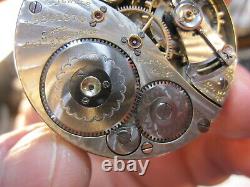 16s Elgin 21J Father Time Up Down Indicator pocket watch movement