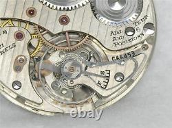 16s Hamilton 992b 21 Jewel Railroad Watch Movement & Enamel Dial, Running