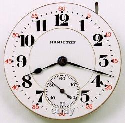 16s Hamilton M-992 Railroad 21J Highly Damascened Movement, Great Runner