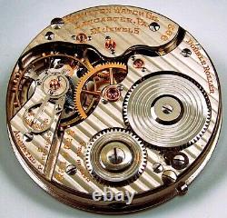 16s Hamilton M-992 Railroad 21J Highly Damascened Movement, Great Runner