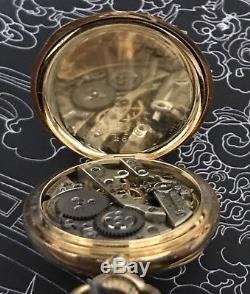 18 k solid gold vacheron constantin private lable pocket watch movement WORK