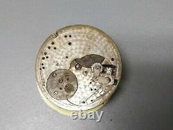 1800's Swiss Calendar Pocket Watch Movement, Double Sided Hands