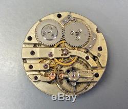 1800, s high grade Unknown maker 19.25 Lignes pocket watch movements for parts