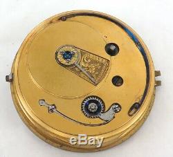 1800s THOMAS YATES, LIVERPOOL FUSEE POCKET WATCH MOVEMENT