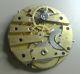 1860s Patek Philippe Pocket Watch Movement For Parts Restoration Signed Pp 34mm