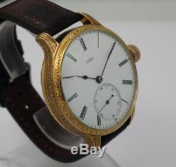 1869 A. LANGE & SOHNE GLASHUTTE 1A grade pocket watch movement + new case