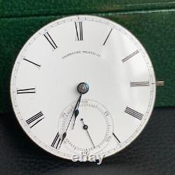 1870's Waltham 18S 15J RARE Stem Wind Key Set Pocket Watch Movement Runs