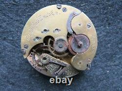 1879 Antique ELGIN Railroad POCKET Watch GRADE 49 Model 1 16S 15J GOOD Staff