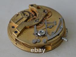 1882 RARE 14s American Waltham 13J HC CHRONOGRAPH MOVEMENT Pocket watch mod 1874