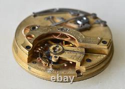 1882 RARE 14s American Waltham 13J HC CHRONOGRAPH MOVEMENT Pocket watch mod 1874