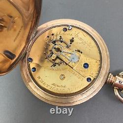 1882 Waltham 18s Appleton Tracy 1877 Hunter Case 15j Pocket Watch, Gilt Movement