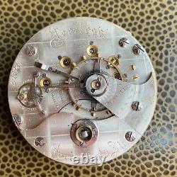 1883 Illinois Grade 103 18S 16 Jewels Key Wind Pocket Watch Movement