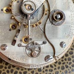 1883 Illinois Grade 103 18S 16 Jewels Key Wind Pocket Watch Movement