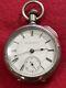 1886 Columbus 18s 15j Rare Removable Movement Pocket Watch Case-runs Great