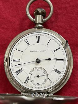 1886 Columbus 18s 15j Rare Removable Movement Pocket Watch Case-Runs Great