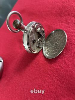 1886 Columbus 18s 15j Rare Removable Movement Pocket Watch Case-Runs Great