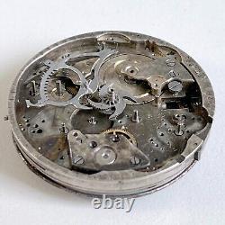 1890 Girard Perregaux LeCoultre Minute Repeater Pocket Watch Movement Lot 1032