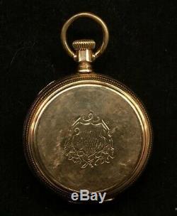 1890 Waltham Antique Pocket Watch Gold case, movement Ser#4356592 needs repair