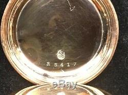 1890 Waltham Antique Pocket Watch Gold case, movement Ser#4356592 needs repair