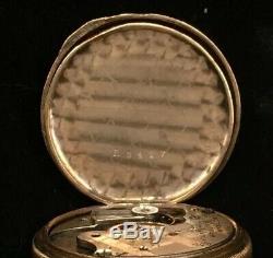 1890 Waltham Antique Pocket Watch Gold case, movement Ser#4356592 needs repair