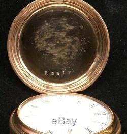 1890 Waltham Antique Pocket Watch Gold case, movement Ser#4356592 needs repair