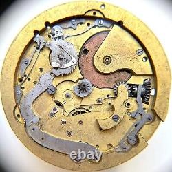 1890's Le Phare 1/4 Repeater Pocket Watch Movement for Restore/Parts Lot 1063