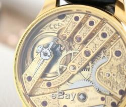 1891 Patek Philippe Pocket Watch Movement Custom Wrist Gold