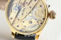 1891 Patek Philippe Pocket Watch Movement Custom Wrist Gold