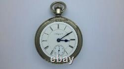 1898 Elgin 18s BW Raymond Railroad Grade Pocket Watch. 17j. Swing out movement