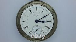 1898 Elgin 18s BW Raymond Railroad Grade Pocket Watch. 17j. Swing out movement