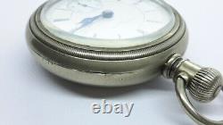 1898 Elgin 18s BW Raymond Railroad Grade Pocket Watch. 17j. Swing out movement