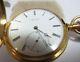 18k Gold Tiffany& Co Pocket Watch -triple Signed With Patek Phillippe Movement