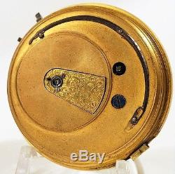 18K Solid Gold Taylor Liverpool Fusee Movement, Run and Look Great, 101 grams