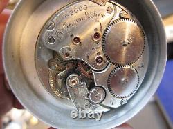 18s D Gruen & Son Assmann 20J LS OF pocket watch movement gold escapement