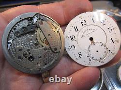 18s D Gruen & Son Assmann 20J LS OF pocket watch movement gold escapement