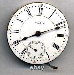 18s Elgin 17 jewel Overland hunting model pocket watch Movement