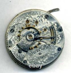 18s Elgin 17 jewel Overland hunting model pocket watch Movement