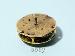 18thC Georgian WHIGHTMAN London Pocket Watch Movement Only No. 1699