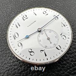 1900 Waltham 0s 10s 15j Grade 1015 Pocket Watch Movement Parts or Repair