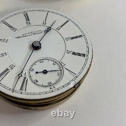 1901-1903 Pocket Watch Movement 6501237 WALTHAM APPLETON TRACY & CO Rare