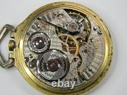 1902 Hamilton 970 21j Gold Settings 16s 10k Gf Pocket Watch Orig Case Repair