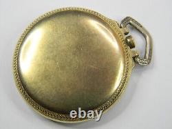 1902 Hamilton 970 21j Gold Settings 16s 10k Gf Pocket Watch Orig Case Repair