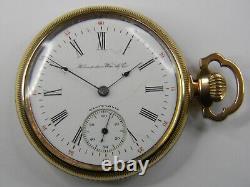 1903 Hampden Gen Stark 16s 17j Gold Filled Mens Pocket Watch Fine Case -repair
