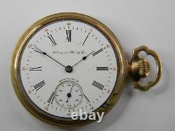 1903 Hampden Gen Stark 16s 17j Gold Filled Mens Pocket Watch Fine Case -repair